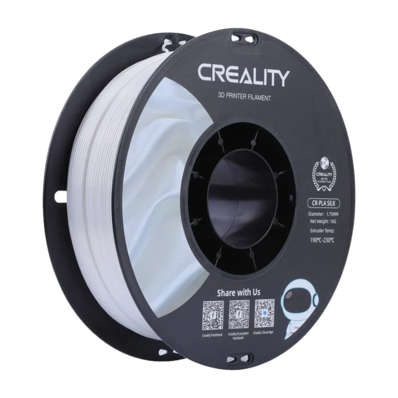 Filament PLA CR-Silk Creality (Blanc) - Ypsilon Computers