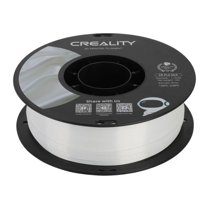 Filament PLA CR-Silk Creality (Blanc) - Ypsilon Computers