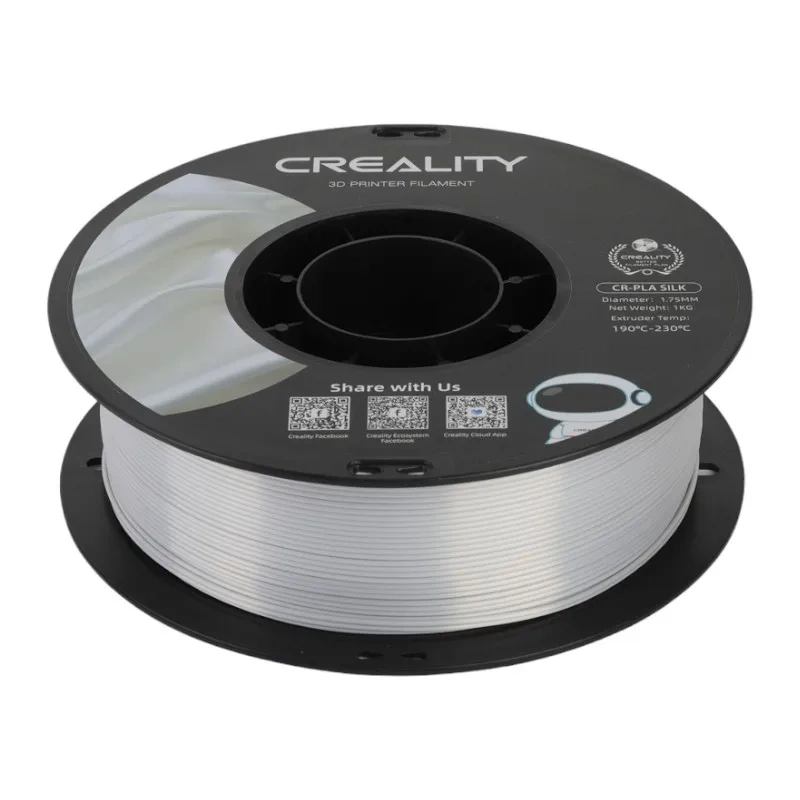 Filament CR-Silk PLA Creality (Argent) - Ypsilon Computers
