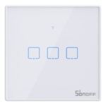 Interrupteur Intelligent WiFi + RF 433 Sonoff T2 EU TX (3-canaux) mis à jour