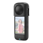 Coque de protection en silicone PULUZ pour Insta360 X4 (noir)