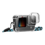 Étui avec Capuchon d&rsquo;Objectif et Sangle de Cou PULUZ pour GoPro Hero 9 / 10 / 11