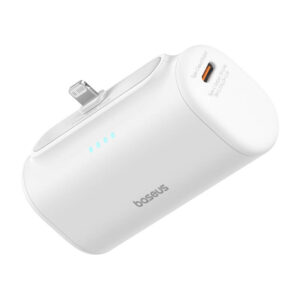 Batterie externe OS-Baseus Compact IP 5000mAh 20W (blanc)