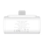 Batterie externe OS-Baseus Compact IP 5000mAh 20W (blanc)