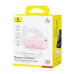 Batterie externe OS-Baseus Compact IP 5000mAh 20W (rose)