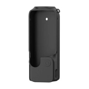 Ensemble de Coque en Silicone avec Sangle PULUZ Pour DJI OSMO Pocket 3 (Noir)
