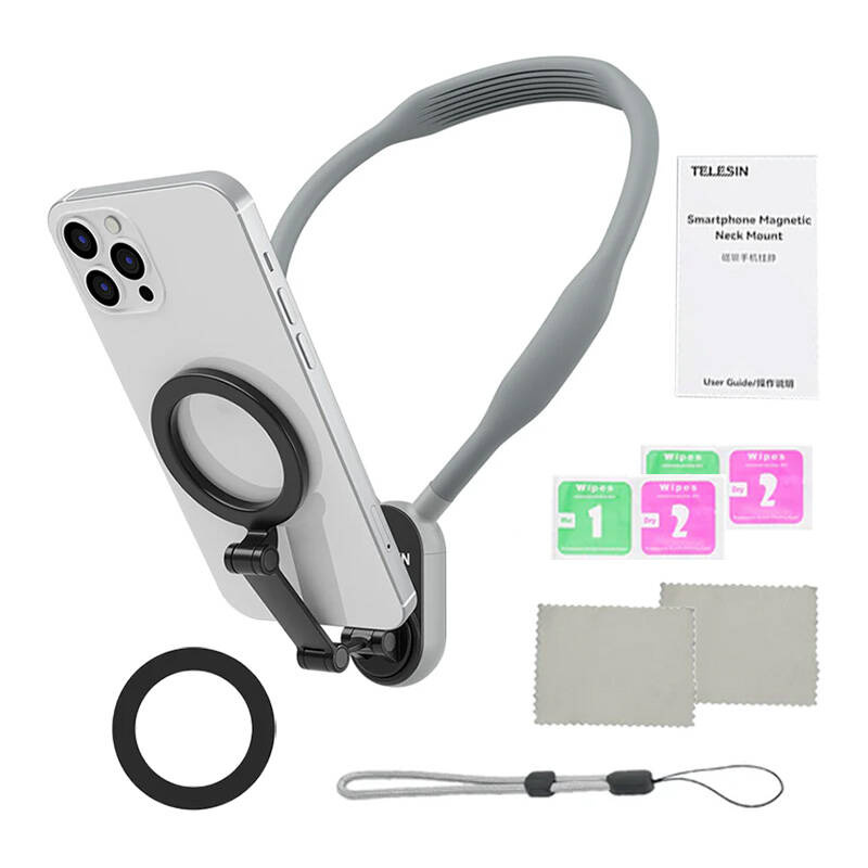 Support de cou magnétique TELESIN pour téléphones portables MNM-002 - Ypsilon Computers