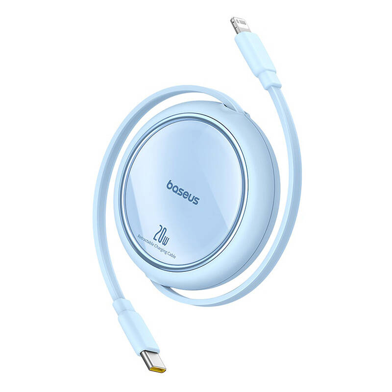 Câble USB Baseus Free2Pull USB-C vers iP 20W 1m (bleu) - Ypsilon Computers