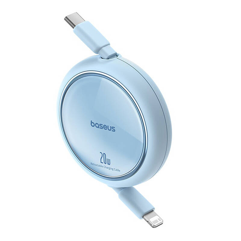 Câble USB Baseus Free2Pull USB-C vers iP 20W 1m (bleu) - Ypsilon Computers