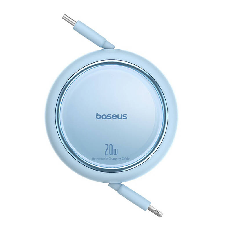 Câble USB Baseus Free2Pull USB-C vers iP 20W 1m (bleu) - Ypsilon Computers