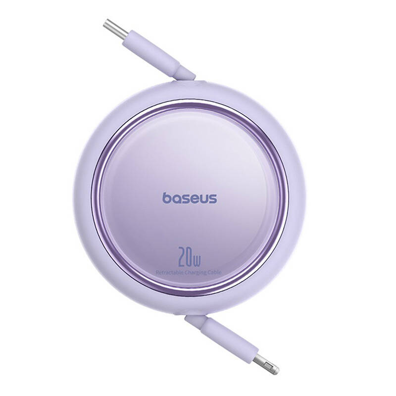Câble USB Baseus Free2Pull USB-C vers iP 20W 1m (violet) - Ypsilon Computers