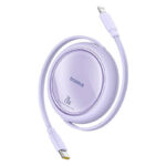 Câble USB Baseus Free2Pull USB-C vers iP 20W 1m (violet)