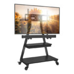 Perlegear Meuble TV au Sol 43-80&Prime; PGFS08-US
