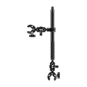 Support de moto/bicyclette PULUZ avec une seule pince et perche à selfie 150 cm