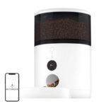 Distributeur automatique de nourriture pour animaux Petoneer NutriVue (avec bol en acier inoxydable)