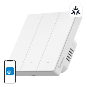 Interrupteur mural intelligent SONOFF M5-3C-86W Matter (3-canaux)