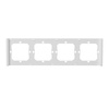 Cadre pour interrupteur mural intelligent M5 80 4 voies quadruple SONOFF M5-4C-80-FW (blanc) - Ypsilon Computers