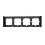 Cadre pour interrupteur mural intelligent 4 voies quadruple SONOFF M5-4C-80-F (gris foncé)