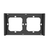 Cadre pour interrupteur mural intelligent M5 80 à 2 voies double SONOFF M5-2C-80-F (gris foncé) - Ypsilon Computers