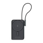 Choetech B735 banque d&rsquo;alimentation magnétique 10000mAh 20W PD + câble USB-C (noir)