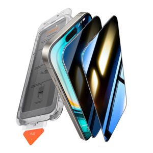 Torras Install Master Verre Privacy pour iPhone 16 Plus
