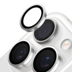 Verre de caméra Torras Lensguard pour iPhone 16 Pro (Gris)