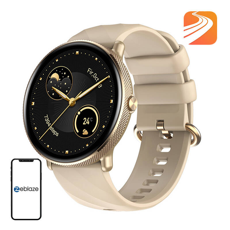 Zeblaze GTR 3 Pro Montre Intelligente (Or) - Ypsilon Computers