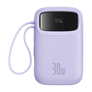 Baseus QPow 2 10000mAh 30W 2xUSB-C batterie externe (violet)