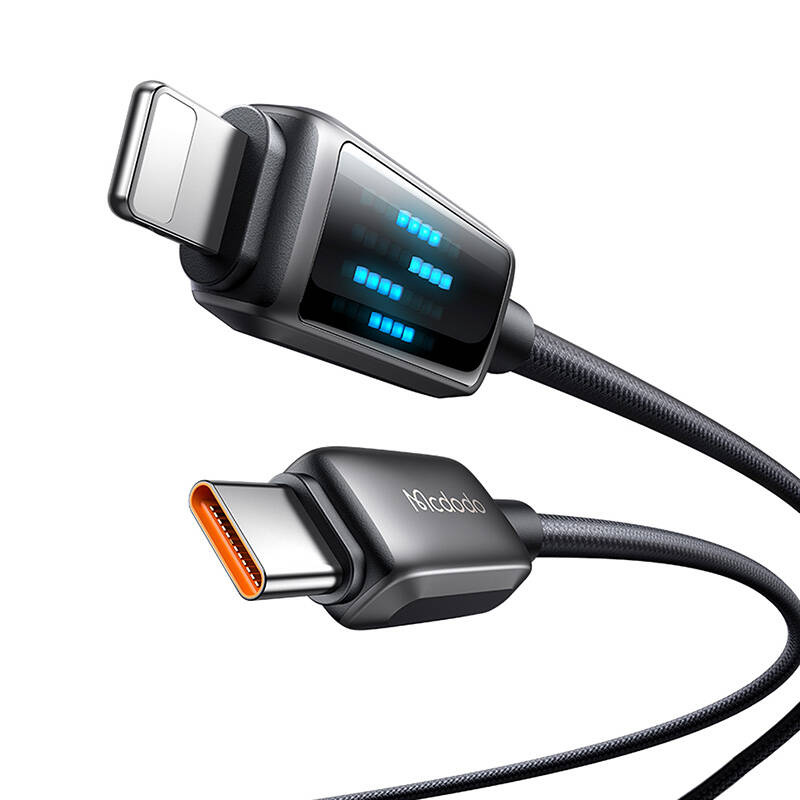 Câble Mcdodo CA-2630 USB-C vers Lightning, 36W, affichage LED, 1.2m - Ypsilon Computers