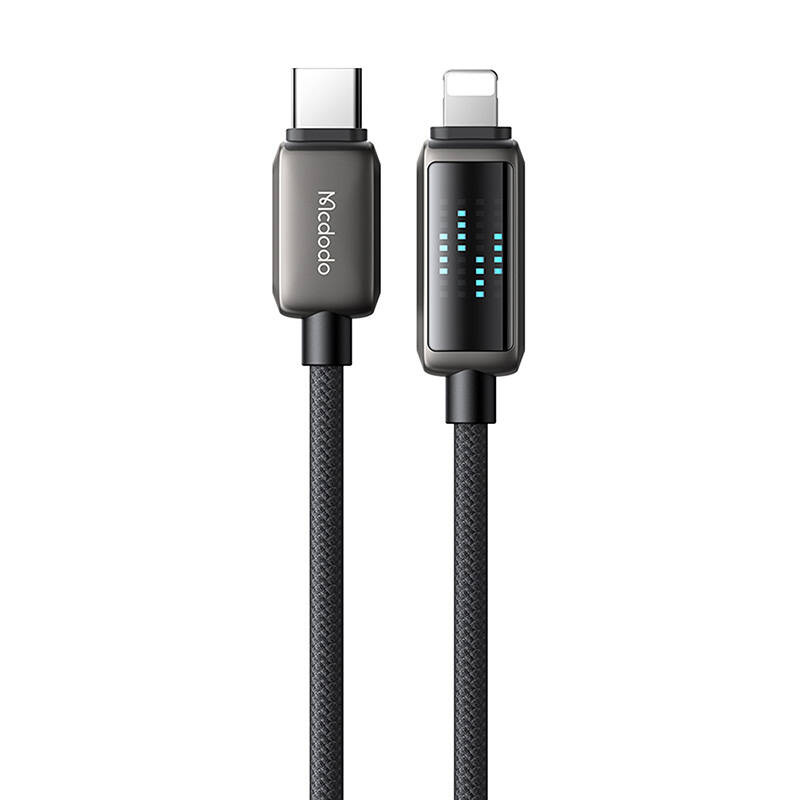 Câble Mcdodo CA-2630 USB-C vers Lightning, 36W, affichage LED, 1.2m - Ypsilon Computers