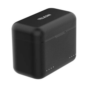 Chargeur à 2 emplacements TELESIN + rangement de carte pour Insta360 X4