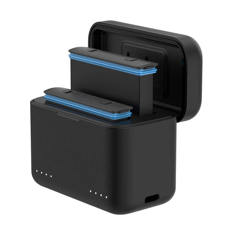 Chargeur à 2 emplacements TELESIN + rangement de carte pour Insta360 X4 - Ypsilon Computers
