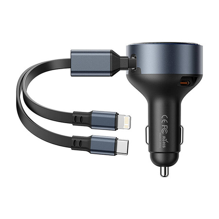 Vention FFOB0 chargeur de voiture USB-C + câble USB-C/Lightning 30W - Ypsilon Computers