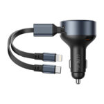 Vention FFOB0 chargeur de voiture USB-C + câble USB-C/Lightning 30W