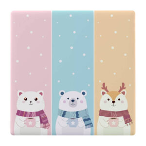 Housse décorative / capuchon pour T5 SONOFF interrupteur tactile Cartoon 3C