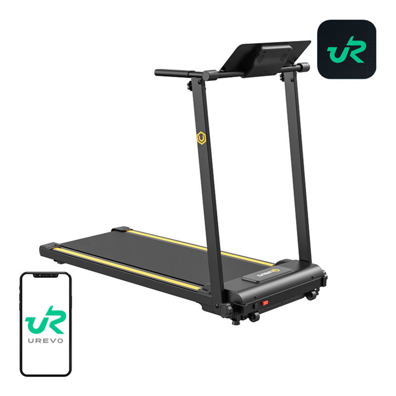 Tapis de course électrique UREVO Foldi Mini (noir et orange) - Ypsilon Computers