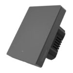 Interrupteur mural WiFi intelligent SONOFF M5-1C-80 (1 canal, pour cadre, graphite)