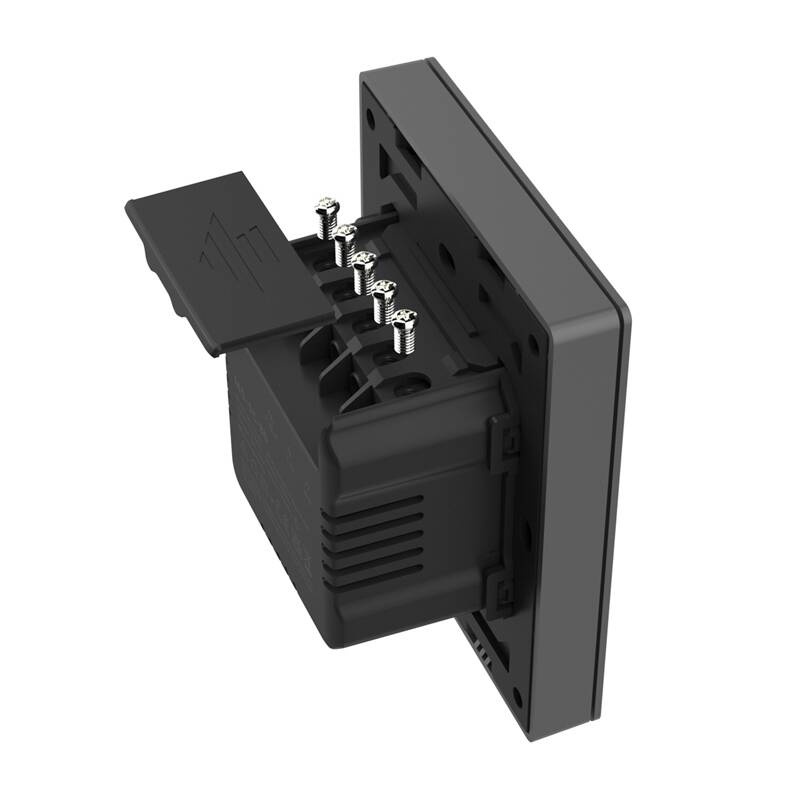 Interrupteur mural WiFi intelligent SONOFF M5-1C-80 (1 canal, pour cadre, graphite) - Ypsilon Computers