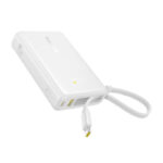 Batterie externe Baseus PicoGo Écran numérique 10000mAh 45W (blanc)
