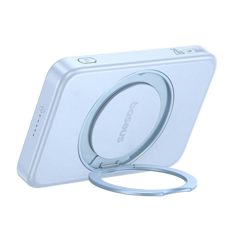 Baseus batterie externe avec support PicoGo Qi2 5000mAh 20W (bleu) - Ypsilon Computers