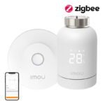 IMOU KIT-TRV1-EU-2 Kit de tête thermostatique ZigBee avec 6 adaptateurs et passerelle
