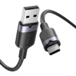 Câble USB 2.0 A vers USB-C 3A Vention CTNBF 1 M (noir)
