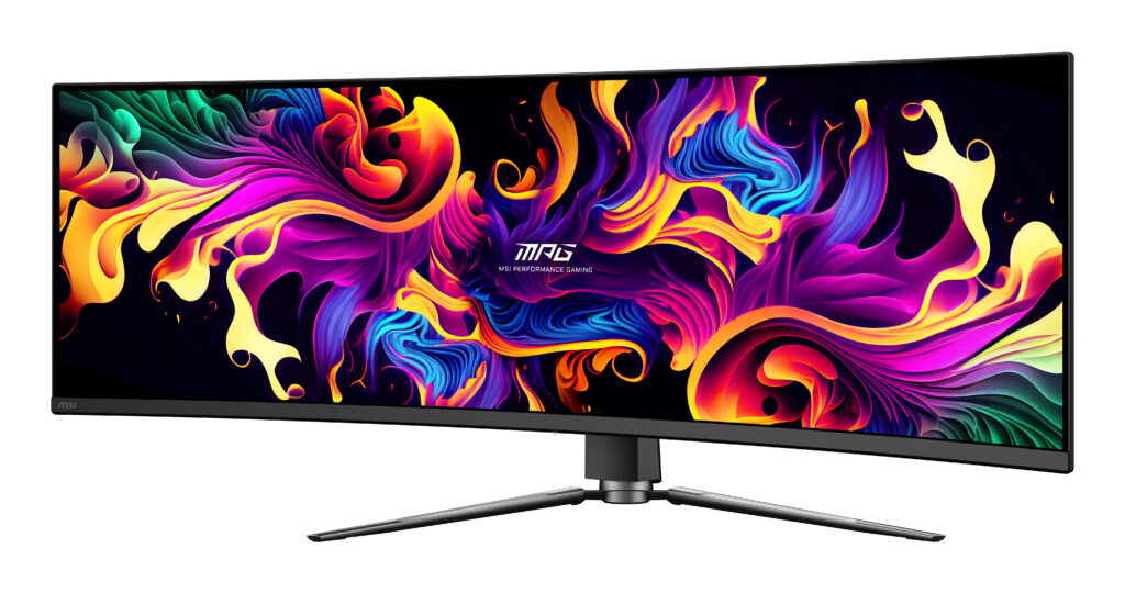 MPG 491CQP QD-OLED  49i  QD-OLED Curve 1800R  5120×1440  144HZ  NA  Tilt/Height/Swivel  3y Warranty