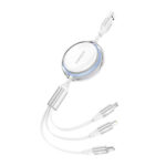 Foneng X113 Câble 3-en-1 1,1M Blanc