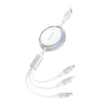 Foneng X113 Câble 3-en-1 1,1M Blanc