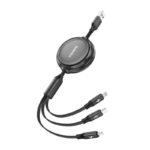 Foneng X113 Câble 3-en-1 1,1M (noir)