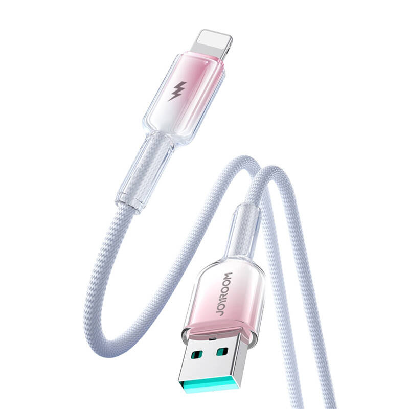 Câble USB-A Lightning Joyroom S-A42 3A 1.2m blanc - Ypsilon Computers