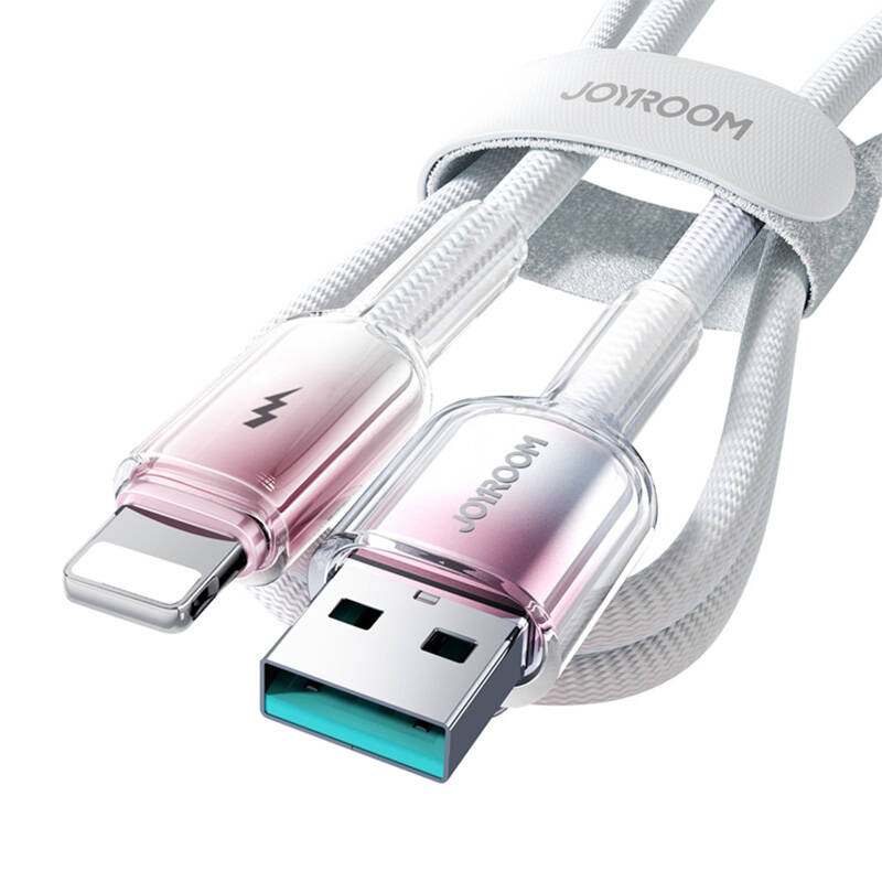 Câble USB-A Lightning Joyroom S-A42 3A 1.2m blanc - Ypsilon Computers