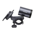 Baseus PrimeTrip support de vélo 2-en-1, support de téléphone + lampe de poche (noir)