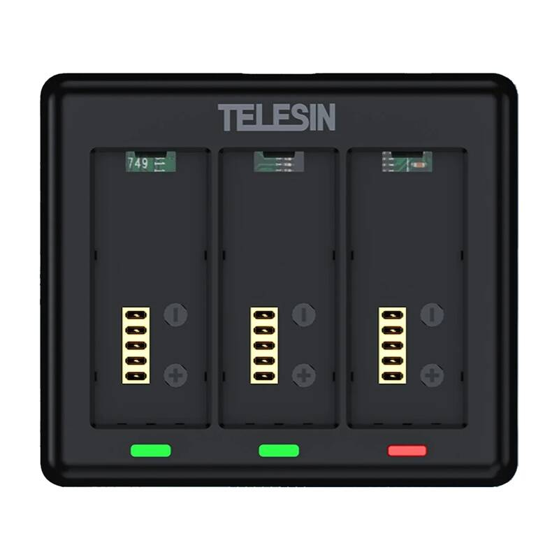 Chargeur pour 3 batteries pour GoPro HERO 13 Telesin (S0-BCG-12-TGP) - Ypsilon Computers